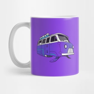 Retrofuturistic car Mug